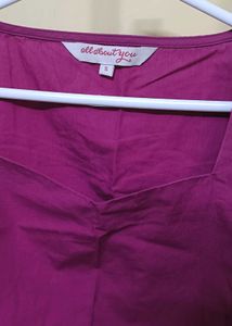 Purple Short Sleeve Top