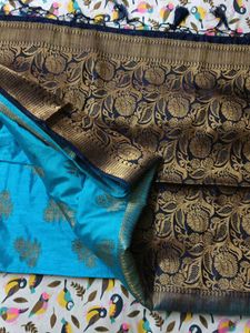 Elegant Blue Saree
