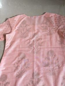 Elegant Peach Kurta