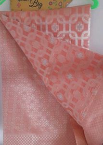 Peach Saree
