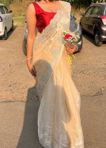 Perfect Farewell Saree ✨