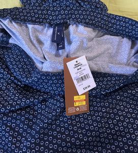 Navy Blue Skirt With Tag