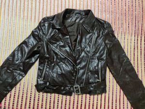 Faux Leather Unisex Jacket