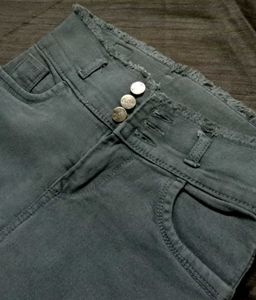 Grey Denim Jeans