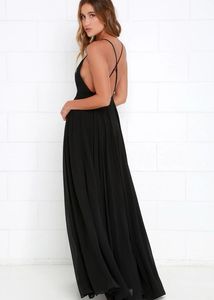 Elegant Black Maxi Dress