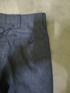 Grey Pleated Trousers