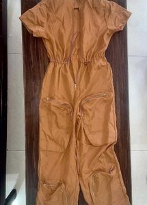 Cute Brown Jumpsuit