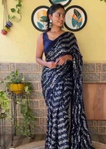 Ready To Wear Partywear Sequence Saree