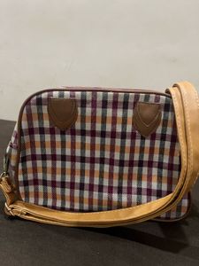 Vintage Plaid Shoulder Bag