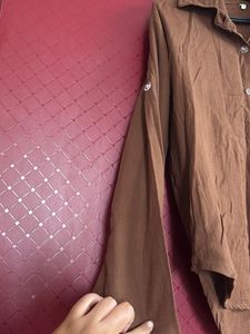 Brown Designer Cordset For L Or M Size Girls