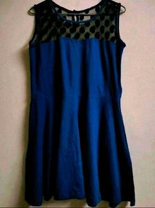 Blue Polka Dot Dress