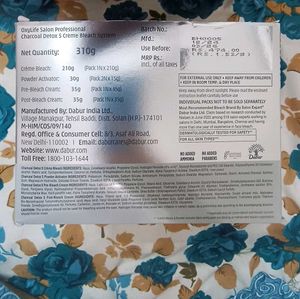 Oxylife Charcoal Detox Creme Bleach