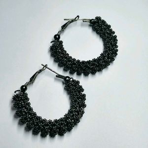 Black Metal Earrings