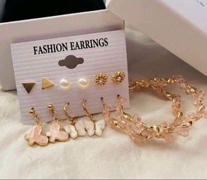 Unused Pack Of 6 Earrings