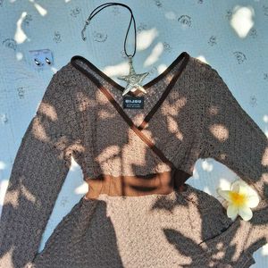 Vinatge Y2k Beach Dress Top