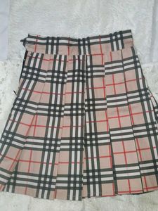 Trendy Plaid Mini Skirt