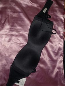 Black Strapless Bra