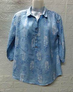 💙 Blue Shirt Short Kurta