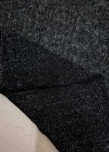 Black Sparkly Crop Top