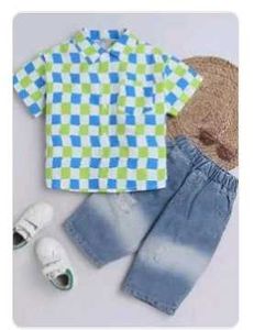 Boy's Outfit: Stylish Shirt &amp; Jeans