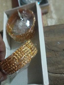 Golden Bangles Set 12pcs In One Box
