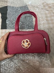 Handbag, Maroon 👜