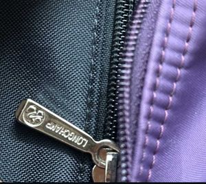 Longchamp Purple Hobo Bag