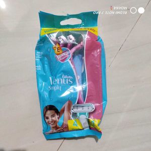 Gillette Venus Razors (4) and one free