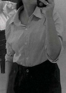 Striped Button-Down Shirt