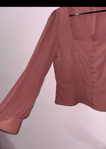 Mauve Crop Top
