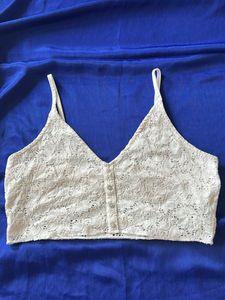 White Crop Top