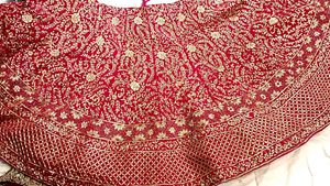 Designer Dabka Work Lehanga Fir Bridal