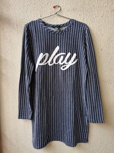 Full Sleeves Tshirt Dress