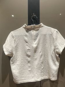 Elle White Crop Top