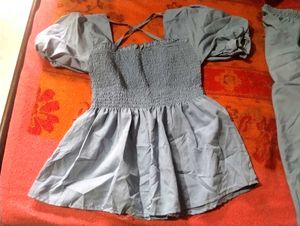 Cute Blue Mini Dress