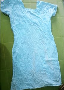 Sky Blue Kurti For Women