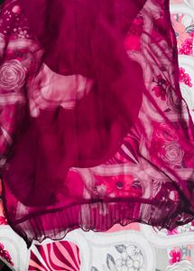 Elegant Maroon Kurta Sharara Set