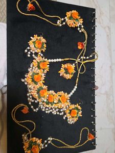 Orange Floral Set