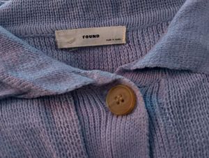 Korean Sweater Cardigan Perwinkle Powder Blue 💙