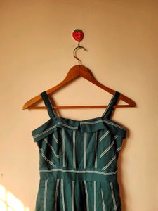 Sleeveless Green Jumpsuit
