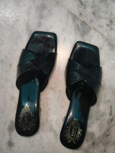 Black Wedges Heels