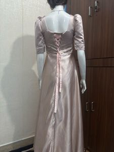 Elegant Satin Midi Dress