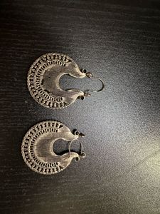 Ethnic Silver Earrings