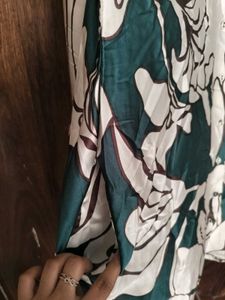Floral Print Button-Up Dress