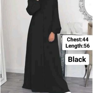 Elegant Black Abaya..pack of 1