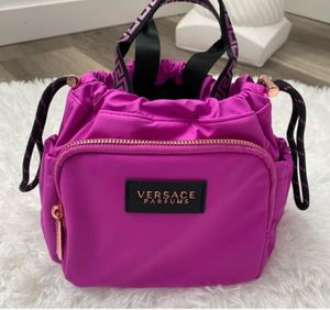 Brand NewVersace  purple Cosmetic Makeup Bag