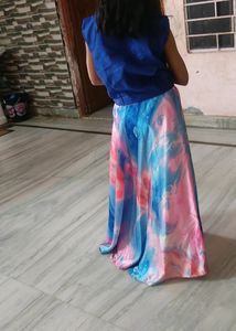 Girls Top And Lahnga