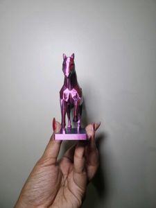 3D printed Geometric Horse Showpiece