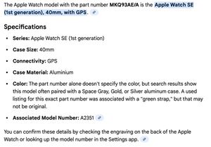 Apple Watch SE series 2nd Gen with Green Strap