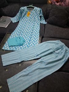 Stylish Kurta Set L Size cotton